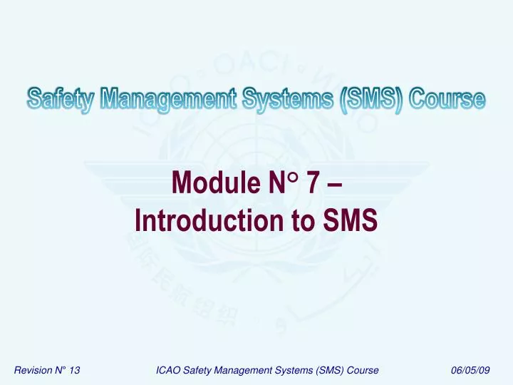 module n 7 introduction to sms