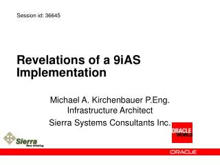 Revelations of a 9iAS Implementation