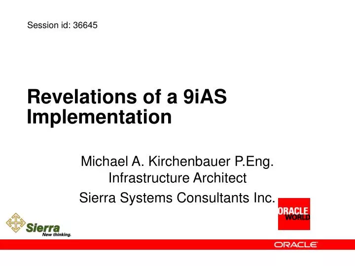 revelations of a 9ias implementation