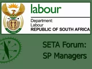 SETA Forum: SP Managers