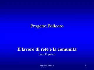 progetto policoro