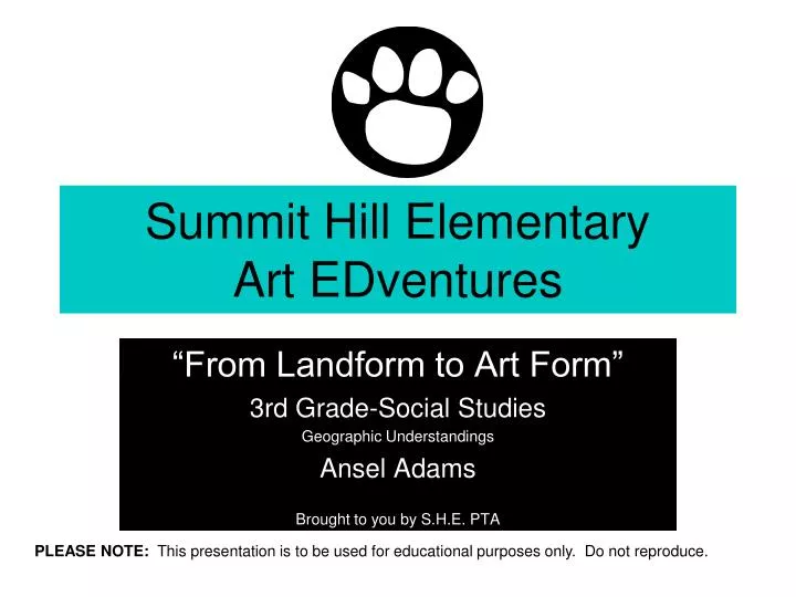 summit hill elementary art edventures