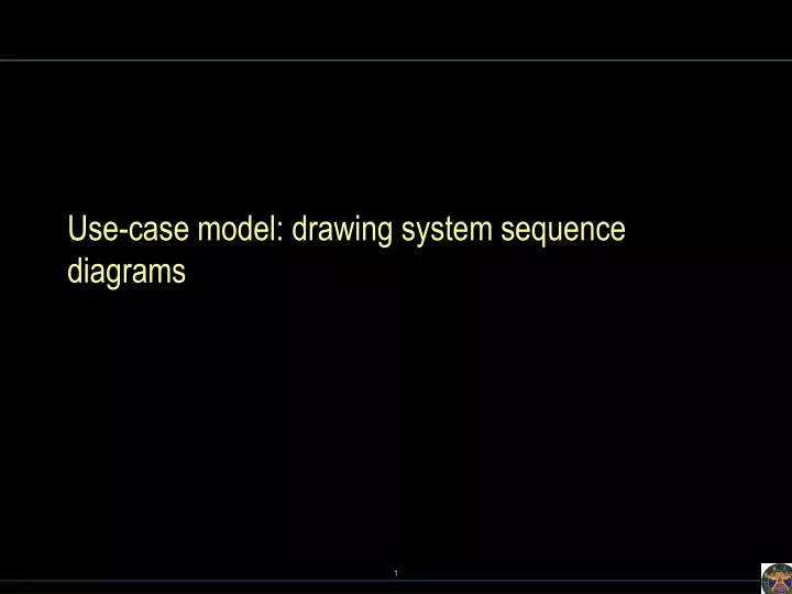 use case model drawing system sequence diagrams