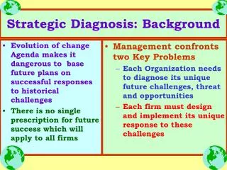 Strategic Diagnosis: Background