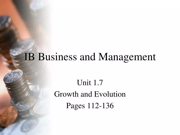 ib business and management