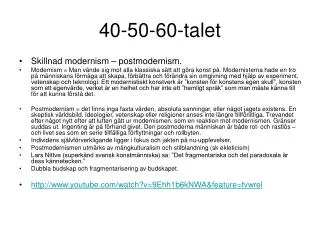 40 50 60 talet