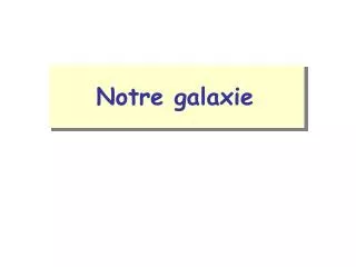 notre galaxie