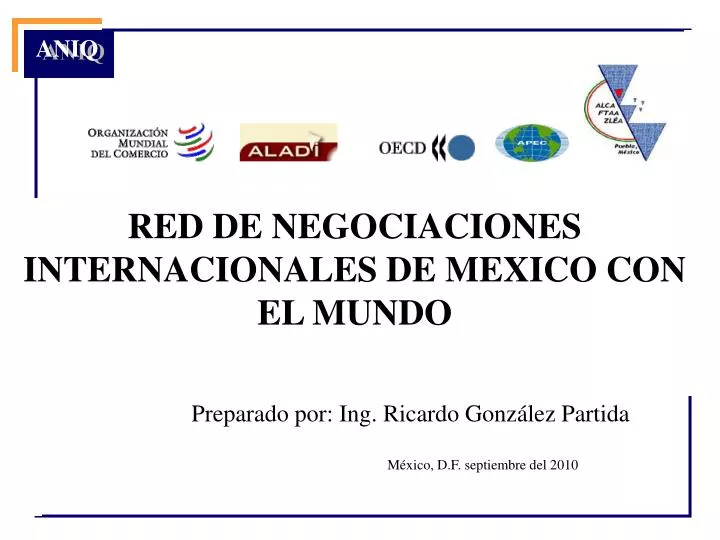 red de negociaciones internacionales de mexico con el mundo