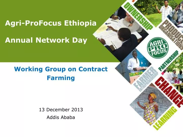 agri profocus ethiopia annual network day