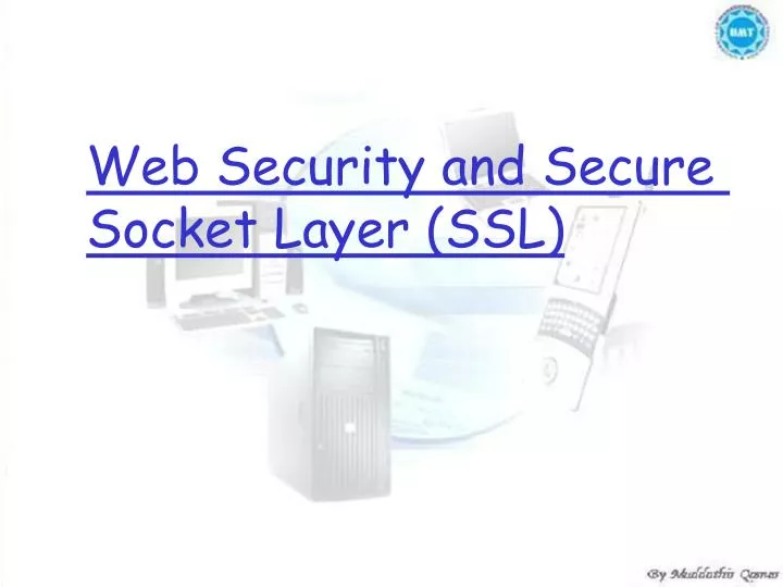 web security and secure socket layer ssl