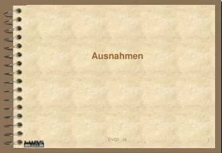 ausnahmen