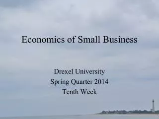 economics of small business