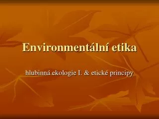 environment ln etika