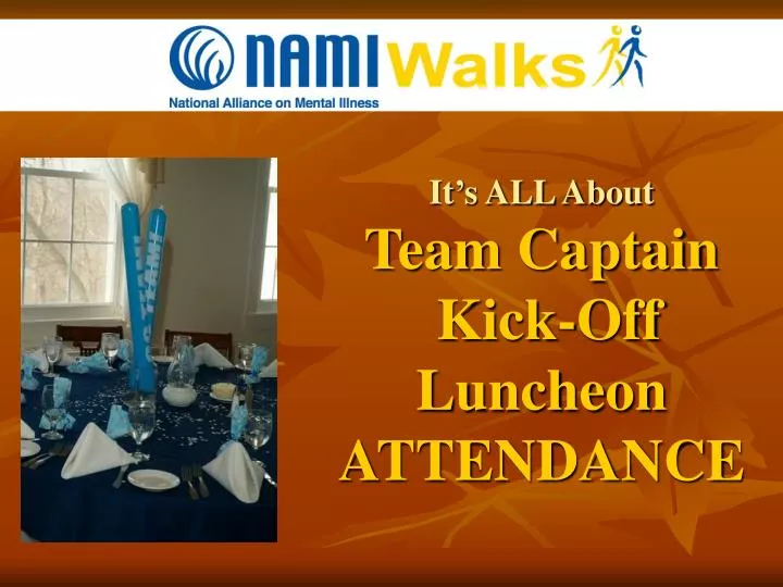 it s all about team captain kick off luncheon attendance