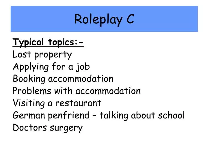 roleplay c