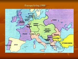 europa kring 1900