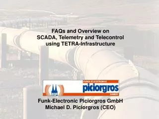FAQs and Overview on SCADA, Telemetry and Telecontrol using TETRA-Infrastructure
