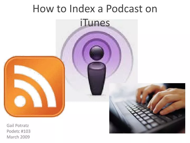 how to index a podcast on itunes