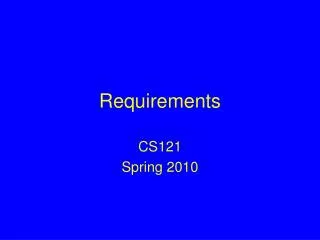 Requirements