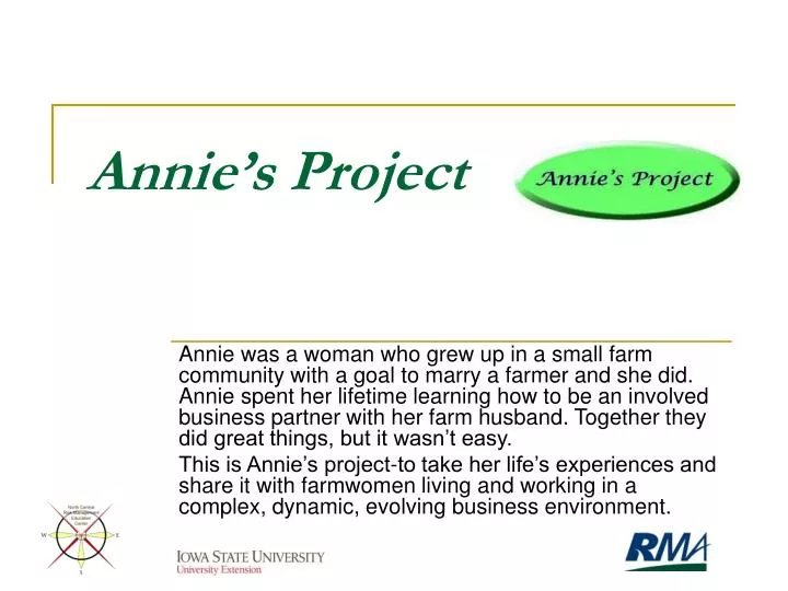 annie s project