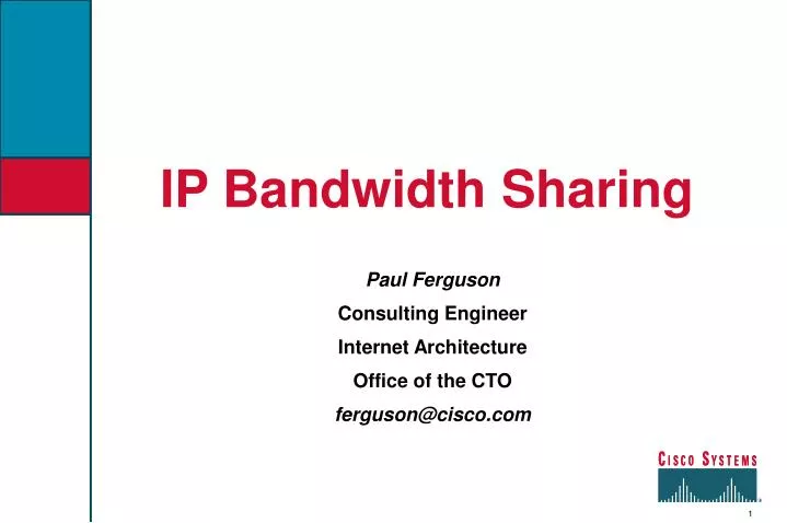 ip bandwidth sharing