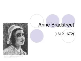 Anne Bradstreet
