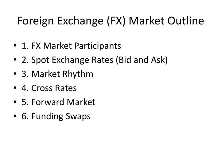 foreign exchange fx market outline