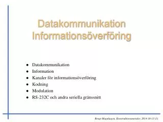 datakommunikation informations verf ring