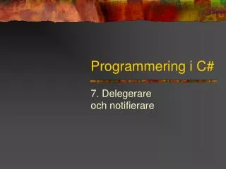 programmering i c