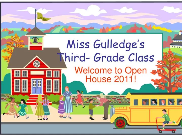 miss gulledge s third grade class