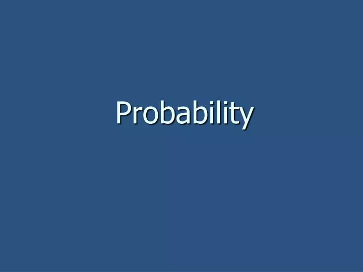 probability