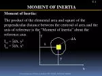 MOMENT OF INERTIA - slide 1