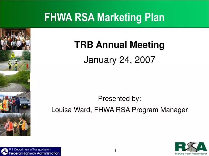 fhwa rsa marketing plan