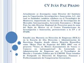 cv iv n paz prado