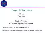 Project Overview - slide 1