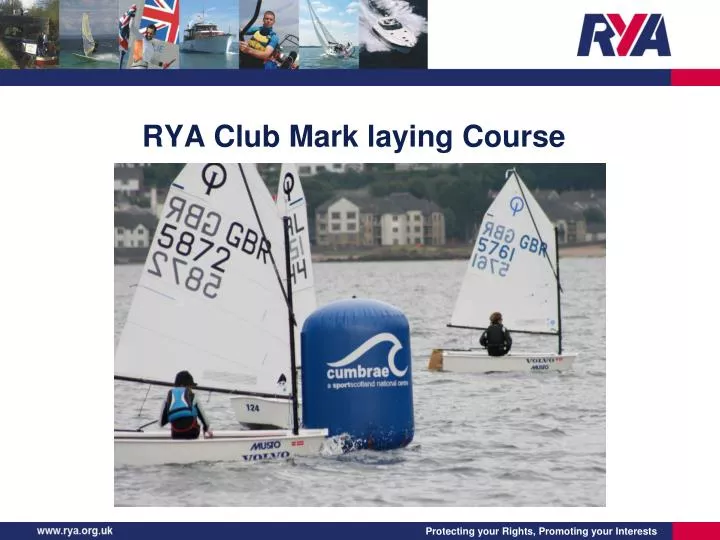 rya club mark laying course