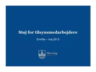 st j for tilsynsmedarbejdere
