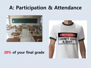 A: Participation &amp; Attendance