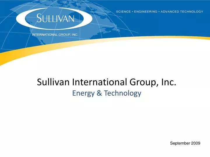 sullivan international group inc energy technology