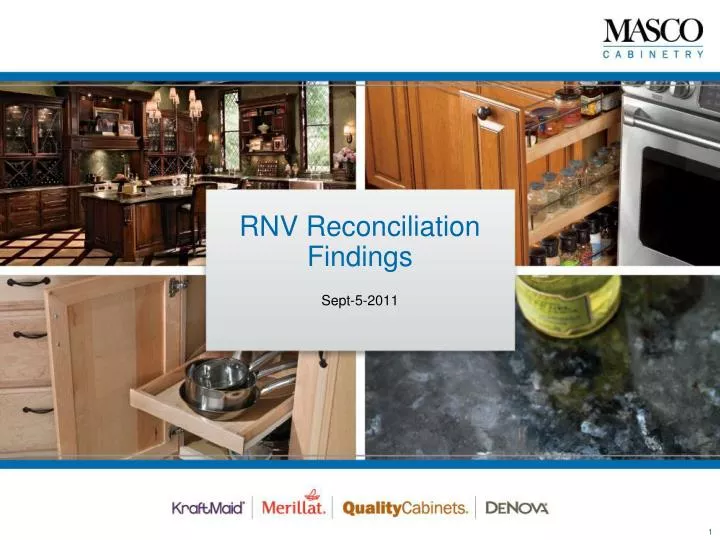 rnv reconciliation findings