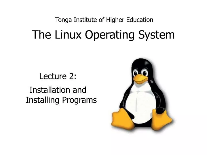the linux operating system