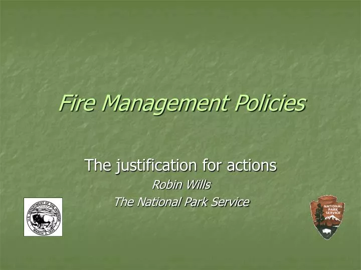 fire management policies