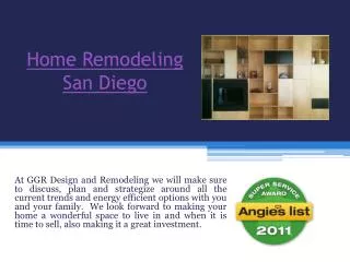 Home Remodeling San Diego