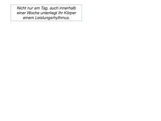 wochenrhythmus