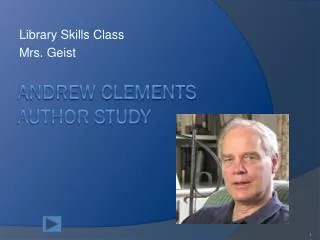 Andrew Clements Author Study