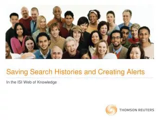 Saving Search Histories and Creating Alerts