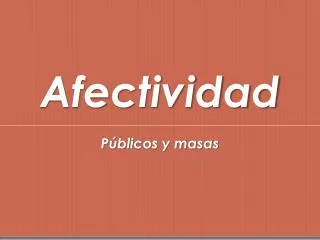 afectividad