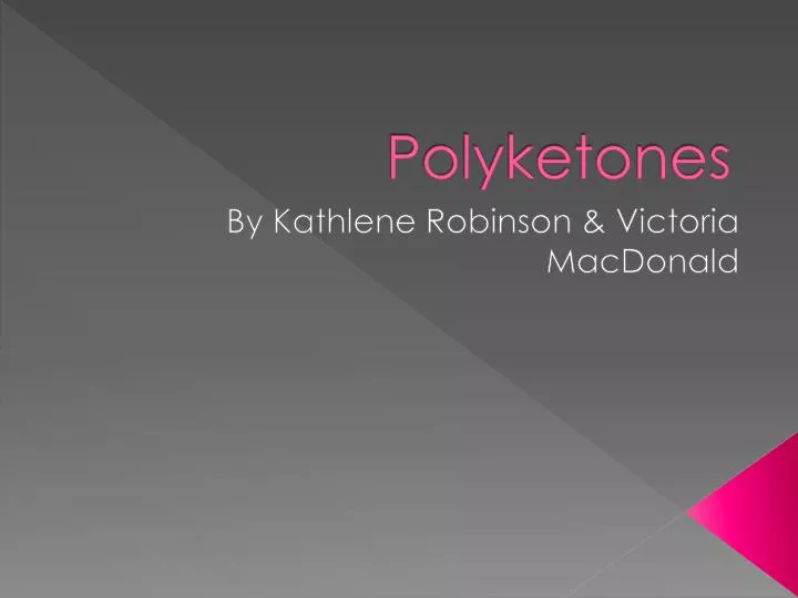 polyketones