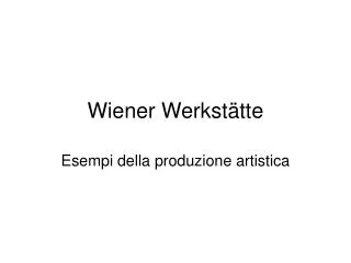 wiener werkst tte