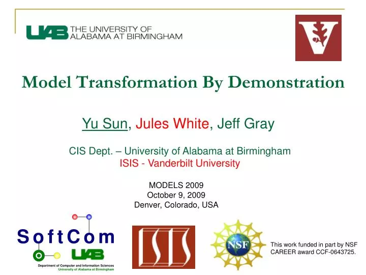 model transformation by demonstration
